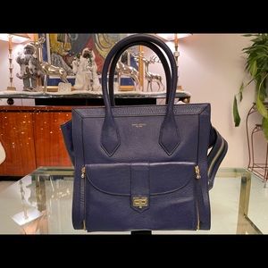Navy Blue Henri Bendel Tote